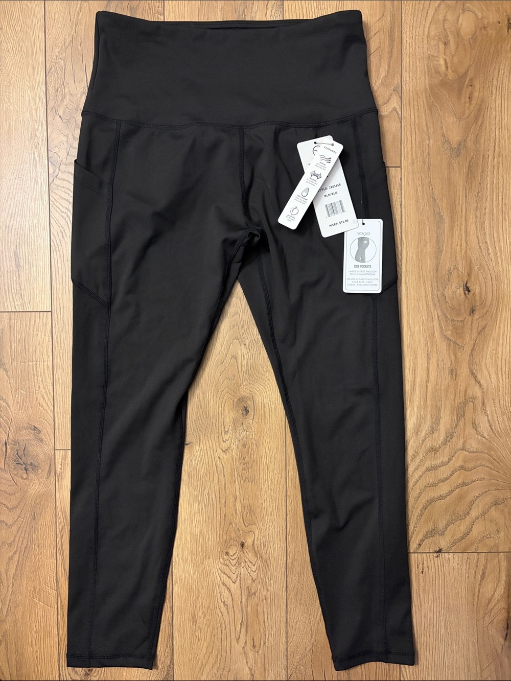 VOGO Athletica Black High-Waist Pocket Leggings